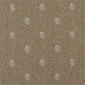 Fine-Line 54 in. Wide Light Brown And Beige- Flowers Country Style Upholstery Fabric FI2943197